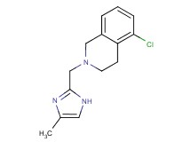5-chloro-2-[(4-methyl-1H-imidazol-2-yl)methyl]-1,2,3,4-tetrahydroisoquinoline