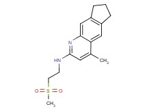 4-methyl-N-[2-(methylsulfonyl)ethyl]-7,8-dihydro-6H-cyclopenta[g]quinolin-2-amine