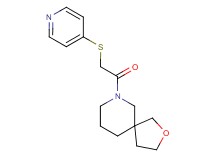 7-[(pyridin-4-ylthio)acetyl]-2-oxa-7-azaspiro[4.5]decane
