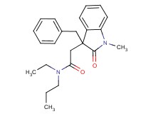 2-(3-benzyl-1-methyl-2-oxo-2,3-dihydro-1H-indol-3-yl)-N-ethyl-N-propylacetamide