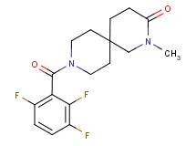 2-methyl-9-(2,3,6-trifluorobenzoyl)-2,9-diazaspiro[5.5]undecan-3-one
