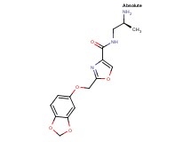 N-[(2S)-2-aminopropyl]-2-[(1,3-benzodioxol-5-yloxy)methyl]-1,3-oxazole-4-carboxamide