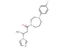 1-(4-fluorophenyl)-4-[3-(1H-imidazol-1-yl)butanoyl]-1,4-diazepane