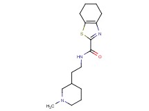 N-[2-(1-methylpiperidin-3-yl)ethyl]-4,5,6,7-tetrahydro-1,3-benzothiazole-2-carboxamide