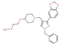 1-{[3-(1,3-benzodioxol-5-yl)-1-benzyl-1H-pyrazol-4-yl]methyl}-4-(2-methoxyethoxy)piperidine
