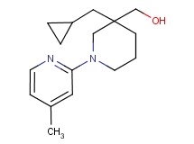 [3-(cyclopropylmethyl)-1-(4-methylpyridin-2-yl)piperidin-3-yl]methanol
