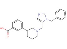 3-{1-[(1-benzyl-1H-imidazol-5-yl)methyl]piperidin-3-yl}benzoic acid