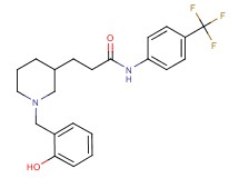 3-[1-(2-hydroxybenzyl)-3-piperidinyl]-N-[4-(trifluoromethyl)phenyl]propanamide