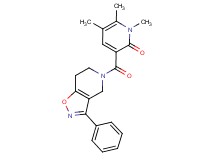 1,5,6-trimethyl-3-[(3-phenyl-6,7-dihydroisoxazolo[4,5-c]pyridin-5(4H)-yl)carbonyl]pyridin-2(1H)-one