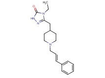 4-ethyl-5-({1-[(2E)-3-phenyl-2-propen-1-yl]-4-piperidinyl}methyl)-2,4-dihydro-3H-1,2,4-triazol-3-one