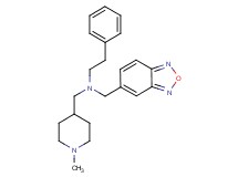 (2,1,3-benzoxadiazol-5-ylmethyl)[(1-methyl-4-piperidinyl)methyl](2-phenylethyl)amine