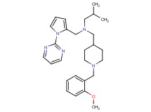 N-{[1-(2-methoxybenzyl)-4-piperidinyl]methyl}-2-methyl-N-{[1-(2-pyrimidinyl)-1H-pyrrol-2-yl]methyl}-1-propanamine