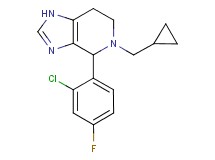 4-(2-chloro-4-fluorophenyl)-5-(cyclopropylmethyl)-4,5,6,7-tetrahydro-1H-imidazo[4,5-c]pyridine