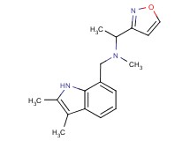 N-[(2,3-dimethyl-1H-indol-7-yl)methyl]-1-isoxazol-3-yl-N-methylethanamine