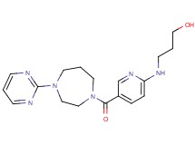 3-({5-[(4-pyrimidin-2-yl-1,4-diazepan-1-yl)carbonyl]pyridin-2-yl}amino)propan-1-ol