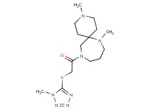 3,7-dimethyl-11-{[(1-methyl-1H-tetrazol-5-yl)thio]acetyl}-3,7,11-triazaspiro[5.6]dodecane