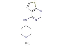 N-(1-methyl-4-piperidinyl)thieno[2,3-d]pyrimidin-4-amine