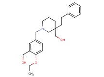 [1-[4-ethoxy-3-(hydroxymethyl)benzyl]-3-(2-phenylethyl)-3-piperidinyl]methanol