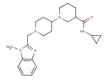 N-cyclopropyl-1'-[(1-methyl-1H-benzimidazol-2-yl)methyl]-1,4'-bipiperidine-3-carboxamide