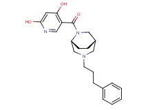 5-{[(1S*,5R*)-3-(3-phenylpropyl)-3,6-diazabicyclo[3.2.2]non-6-yl]carbonyl}pyridine-2,4-diol