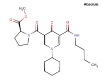 methyl 1-({5-[(butylamino)carbonyl]-1-cyclohexyl-4-oxo-1,4-dihydro-3-pyridinyl}carbonyl)-L-prolinate