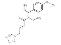 N-ethyl-N-[1-(4-methoxyphenyl)propyl]-4-(1H-1,2,4-triazol-1-yl)butanamide