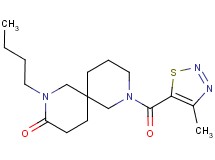 2-butyl-8-[(4-methyl-1,2,3-thiadiazol-5-yl)carbonyl]-2,8-diazaspiro[5.5]undecan-3-one