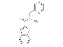 N-methyl-N-(pyrazin-2-ylmethyl)-1-benzothiophene-2-carboxamide