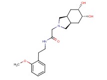 2-[(3aR*,5R*,6S*,7aS*)-5,6-dihydroxyoctahydro-2H-isoindol-2-yl]-N-[2-(2-methoxyphenyl)ethyl]acetamide