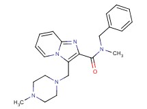 N-benzyl-N-methyl-3-[(4-methylpiperazin-1-yl)methyl]imidazo[1,2-a]pyridine-2-carboxamide