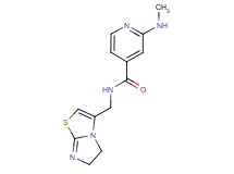 N-(5,6-dihydroimidazo[2,1-b][1,3]thiazol-3-ylmethyl)-2-(methylamino)isonicotinamide