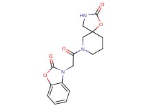 7-[(2-oxo-1,3-benzoxazol-3(2H)-yl)acetyl]-1-oxa-3,7-diazaspiro[4.5]decan-2-one