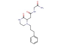N~2~-{[3-oxo-1-(3-phenylpropyl)-2-piperazinyl]acetyl}glycinamide