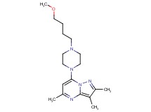 7-[4-(4-methoxybutyl)piperazin-1-yl]-2,3,5-trimethylpyrazolo[1,5-a]pyrimidine
