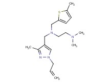 N-[(1-allyl-3-methyl-1H-pyrazol-4-yl)methyl]-N',N'-dimethyl-N-[(5-methyl-2-thienyl)methyl]ethane-1,2-diamine