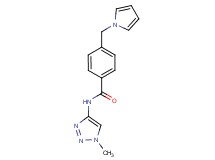 N-(1-methyl-1H-1,2,3-triazol-4-yl)-4-(1H-pyrrol-1-ylmethyl)benzamide