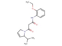 N-(2-ethoxyphenyl)-3-(2-isopropyl-2,5-dihydro-1H-pyrrol-1-yl)-3-oxopropanamide