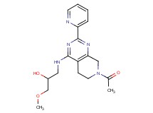 1-[(7-acetyl-2-pyridin-2-yl-5,6,7,8-tetrahydropyrido[3,4-d]pyrimidin-4-yl)amino]-3-methoxypropan-2-ol