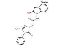 N-[(1R,2S)-2-hydroxy-2,3-dihydro-1H-inden-1-yl]-2-(3-methyl-5-oxo-4-phenyl-4,5-dihydro-1H-1,2,4-triazol-1-yl)acetamide