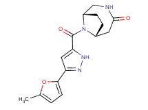 (1S*,6R*)-9-{[3-(5-methyl-2-furyl)-1H-pyrazol-5-yl]carbonyl}-3,9-diazabicyclo[4.2.1]nonan-4-one