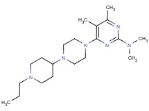 N,N,4,5-tetramethyl-6-[4-(1-propylpiperidin-4-yl)piperazin-1-yl]pyrimidin-2-amine