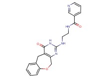 N-{2-[(4-oxo-3,4,5,11-tetrahydro[1]benzoxepino[3,4-d]pyrimidin-2-yl)amino]ethyl}nicotinamide