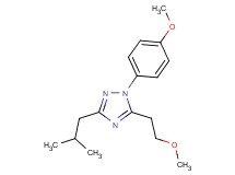 3-isobutyl-5-(2-methoxyethyl)-1-(4-methoxyphenyl)-1H-1,2,4-triazole