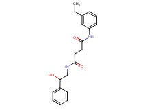 N-(3-ethylphenyl)-N'-(2-hydroxy-2-phenylethyl)succinamide