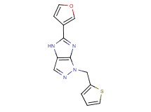 5-(3-furyl)-1-(2-thienylmethyl)-1,4-dihydroimidazo[4,5-c]pyrazole trifluoroacetate