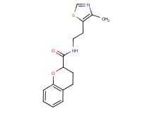 N-[2-(4-methyl-1,3-thiazol-5-yl)ethyl]chromane-2-carboxamide