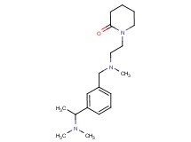 1-{2-[{3-[1-(dimethylamino)ethyl]benzyl}(methyl)amino]ethyl}piperidin-2-one