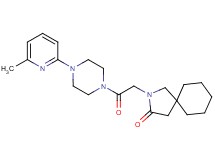 2-{2-[4-(6-methylpyridin-2-yl)piperazin-1-yl]-2-oxoethyl}-2-azaspiro[4.5]decan-3-one