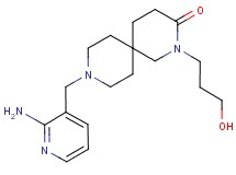 9-[(2-aminopyridin-3-yl)methyl]-2-(3-hydroxypropyl)-2,9-diazaspiro[5.5]undecan-3-one