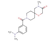 9-[3-(dimethylamino)benzoyl]-4-methyl-1-oxa-4,9-diazaspiro[5.5]undecan-3-one